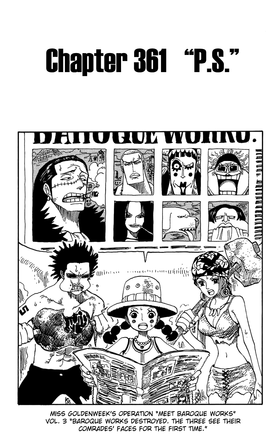 One Piece, Chapter 361 image 01
